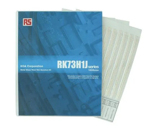 63-5153-20 KOA RK73H1J Thick Film SMT 170 Resistor Kit, with 17000 pieces, 1 Ω to 10 MΩ RK73H1J-KIT