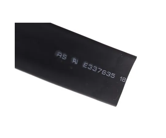63-4979-37 RS Pro Black No Heat Shrink Tubing 18mm Sleeve Dia. x 3m Length 3:1 Ratio 700-4541