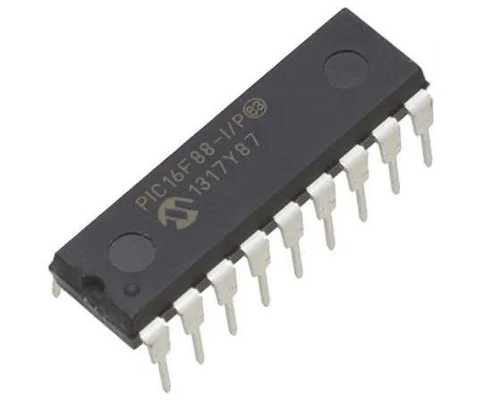 63-5162-90 Microchip PIC16F88-I/P, 8bit PIC Microcontroller, 20MHz, 7.168 kB, 256 B Flash, 18-Pin PDIP PIC16F88-I/P