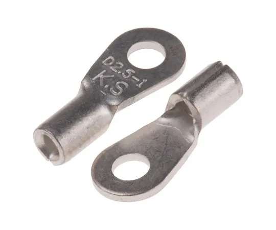 63-5123-08 RS PRO Uninsulated Crimp Ring Terminal, #3 Stud Size, 0.5mm² to 1.5mm² Wire Size 809-2221