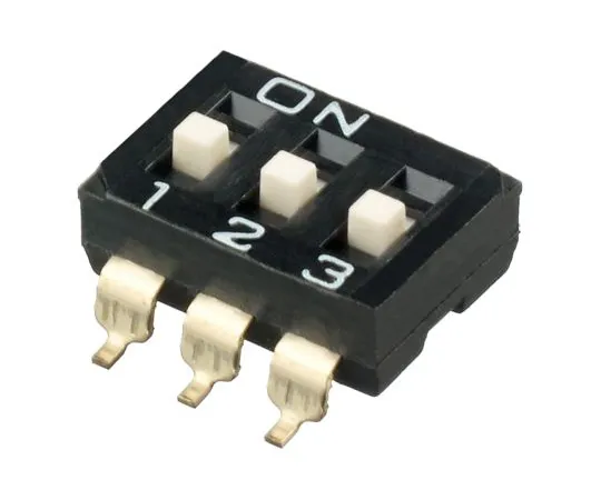63-5159-08 3 Way Surface Mount DIP Switch SPST, Raised Actuator Slide Actuator IKD0303101
