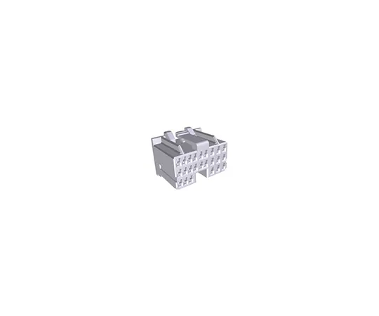 63-5018-24 TE Connectivity MULTILOCK 040 II Male Connector Housing, 2.5mm Pitch, 24 Way, 3 Row 316371-1
