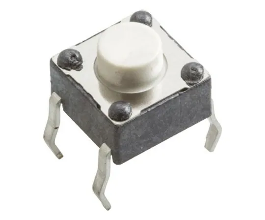 63-5097-48 White Tactile Switch, Single Pole Single Throw (SPST) 50 mA @ 12 V dc 1.6mm Through Hole 430156050726