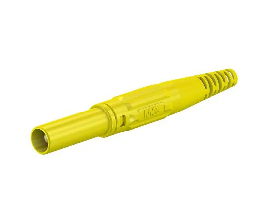 63-5028-12 Yellow Male Banana Plug Screw 1kV 66.9196-24