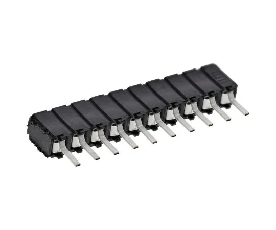 63-5081-33 Samtec CES Series 2.54mm Pitch 10 Way 1 Row Straight PCB Socket, Through Hole, Through Hole Termination CES-110-01-T-S