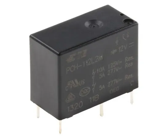 63-5065-52 TE ConnectivityPCH SPNO Non-Latching Relay PCB Mount, 12V dc Coil, 5A PCH-112L2M,000