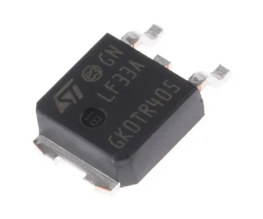 63-4961-54 STMicroelectronics LF33ABDT-TR, LDO Regulator, 500mA, 3.3 V, ±1% 3-Pin, DPAK LF33ABDT-TR