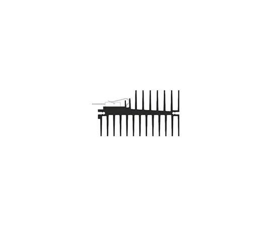 63-5002-59 Heatsink, 0.93K/W, 150 x 49.5 x 85.5mm, Clip 0SA36/150/B