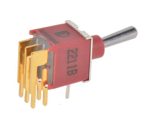 63-5035-98 RS PRO Double Pole Double Throw (DPDT) Toggle Switch, Latching, IP67, PCB 734-7157