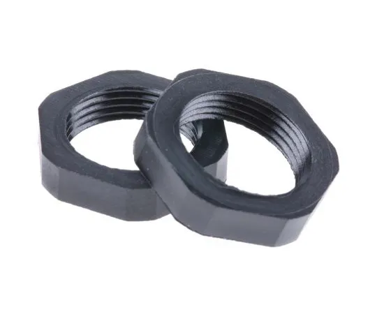 63-6552-99 RS PRO Black Nylon Cable Gland Locknut, PG13.5 Thread 127-423