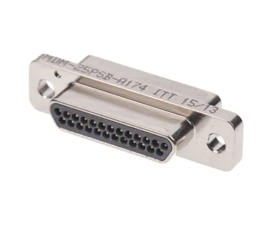 63-5085-45 ITT Cannon MDM Series Panel Mount, 25 Pin D-sub Connector Plug Micro-D MDM-25PSB-A174