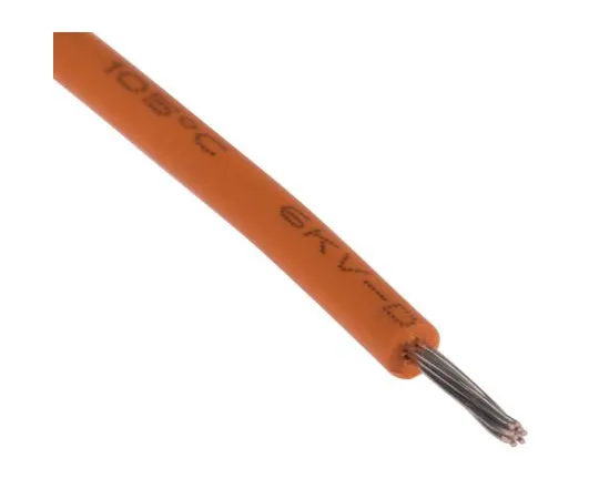 63-5156-76 RS PRO Orange Hook Up Wire UL3239, 0.2 mm², 6 kV dc 24 AWG, 100m 873-8961