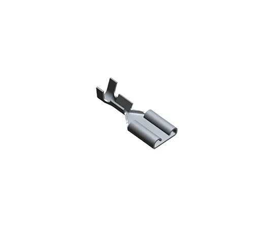 63-4951-74 TE Connectivity FASTON .250 Series Crimp Receptacle, 6.35 x 0.8mm, 0.3mm² to 0.8mm², 22AWG to 18AWG, Tin Plated 170183-2