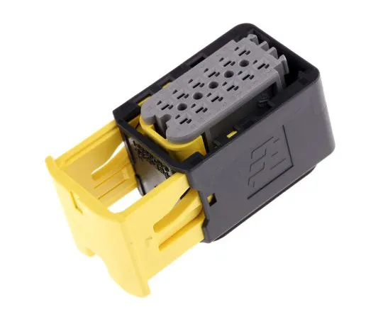 63-5015-39 TE Connectivity HDSCS Series, 2 Row 12 Way Cable Mount Socket Automotive wire connector, with Crimp Termination Method 2-1703639-1