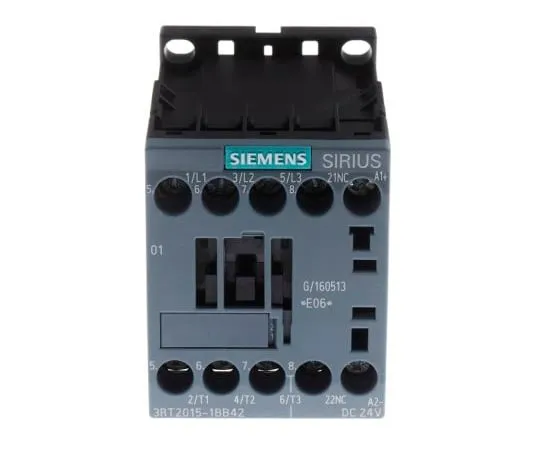 63-4987-41 Siemens 3 Pole Contactor, 7 A, 24 V dc Coil, SIRIUS Innovation, 3NO, 3 kW 3RT2015-1BB42