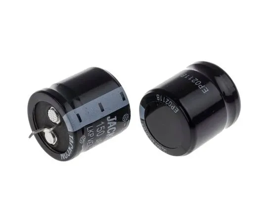 63-4987-71 RS PRO 150μF 250V dc Aluminium Electrolytic Capacitor, Through Hole 25 (Dia.) x 25mm +105°C 25mm 10mm 25mm 706-3301
