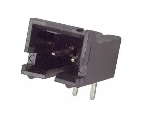 63-5014-65 TE Connectivity AMPMODU MTE, 2 Way, 1 Row, Right Angle PCB Header 5-103635-1