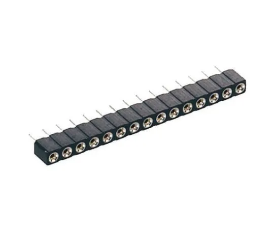 63-4983-40 4 Way Preci-Dip Straight Through Hole 2.54mm SIL Socket, Solder, 3A 100 V ac, 150 V dc 310-87-104-01-640101