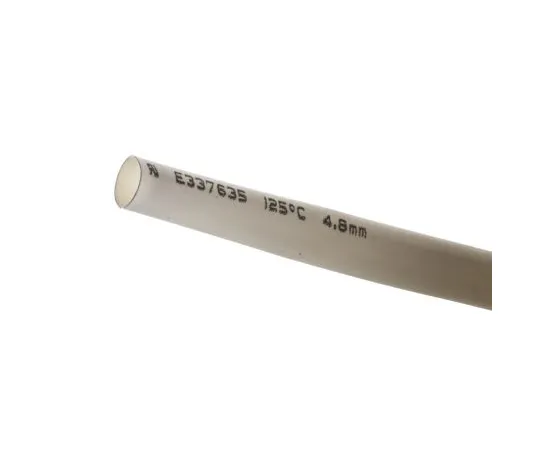 63-4979-74 RS Pro White No Heat Shrink Tubing 4.8mm Sleeve Dia. x 9m Length 2:1 Ratio 700-4778