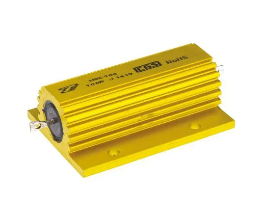 63-5020-53 TE Connectivity HSA05 Series Aluminium Ho***d Solder Lug Wire Wound Panel Mount Resistor, 100Ω ±5% 100W HSC100100RJ