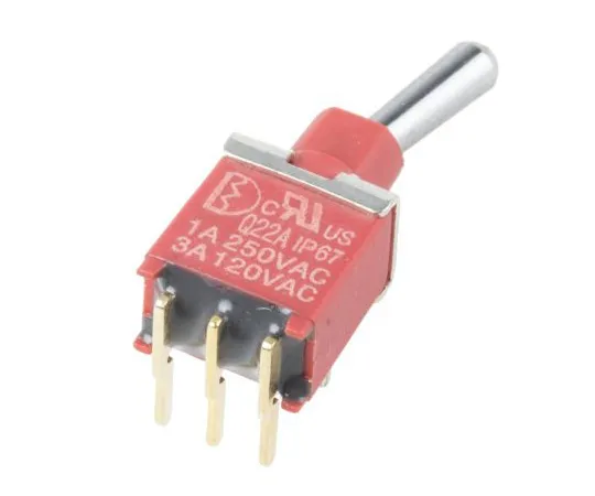 63-5035-99 RS PRO Single Pole Double Throw (SPDT) Toggle Switch, Latching, IP67, PCB 734-7163