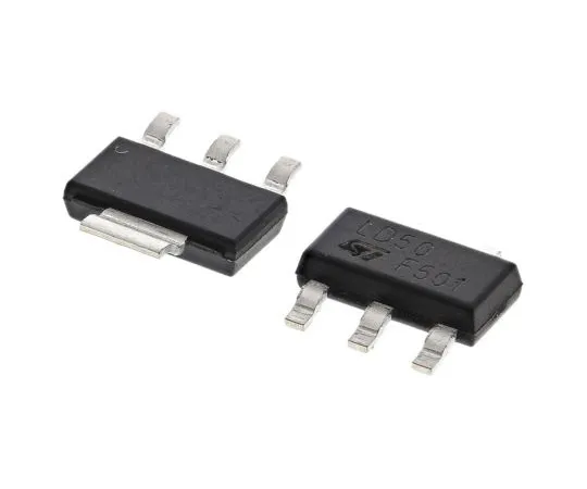 63-4961-80 STMicroelectronics LD1117S50TR, LDO Regulator, 1.3A, 5 V, ±1% 3+Tab-Pin, SOT-223 LD1117S50TR