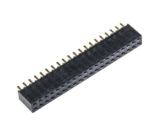 63-5080-38 Samtec SSW Series 2.54mm Pitch 40 Way 2 Row Straight PCB Socket, Through Hole, Solder Termination SSW-120-01-G-D