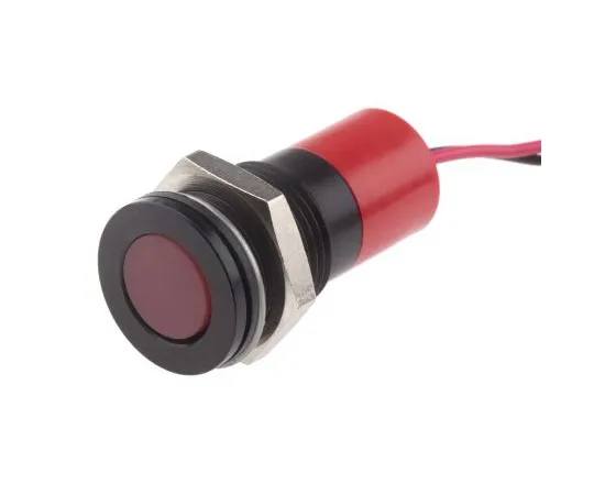 63-4985-94 RS PRO Red Indicator, 24 V dc, 14mm Mounting Hole Size, Lead Wires Termination, IP67 703-8992
