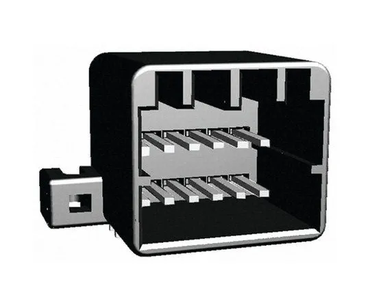 63-5014-35 TE Connectivity MULTILOCK 040 II Series 2.5mm Pitch 12 Way 2 Row Right Angle PCB Socket, Through Hole, Solder 175974-2