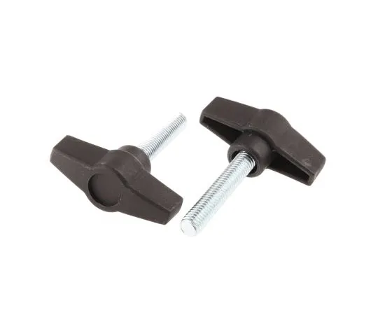 63-6567-73 RS PRO Black Wing Clamping Knob, M8 169-317