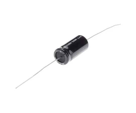 63-4989-82 RS PRO 10μF 160V dc Aluminium Electrolytic Capacitor, Through Hole 10 (Dia.) x 21mm +105°C 10mm 21mm 707-6401