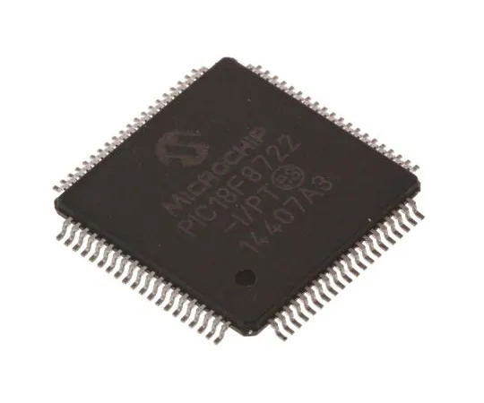 63-5009-28 Microchip, 8bit PIC Microcontroller, 64MHz, 64 kB Flash, 44-Pin TQFP PIC18F46K22-I/PT