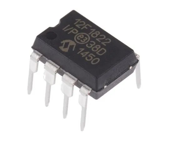 63-4985-43 Microchip PIC12F1822-I/P, 8bit PIC Microcontroller, 32MHz, 2K x 14 words, 256 B Flash, 8-Pin PDIP PIC12F1822-I/P