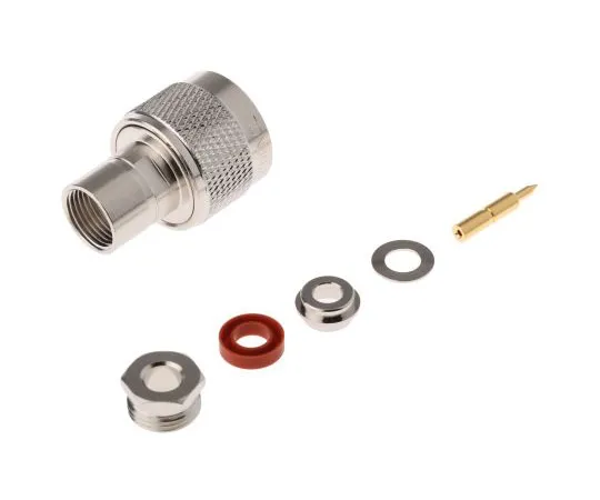 63-4981-32 Amphenol 50Ω Straight Cable Mount N Type Connector, Plug, Solder Termination, 0 → 6GHz, RG142 A/U, RG223/U, RG58 N1141A1-NT3G-1-50