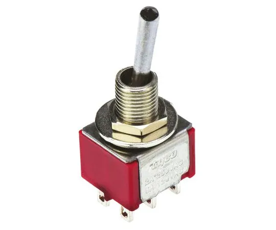 63-4997-70 TE Connectivity Double Pole Double Throw (DPDT) Toggle Switch, Latching, PCB 2-1825138-8