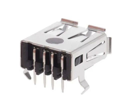 63-4987-15 TE Connectivity Through Hole, Version Type A Type A USB Connector, Receptacle 1903814-1