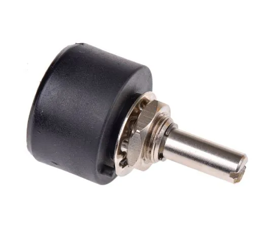 63-5142-42 RS 1 Gang Rotary Wirewound Potentiometer with a 6.35 mm Dia. Shaft, 10kΩ, ±10%, 1W, Linear 842-7002