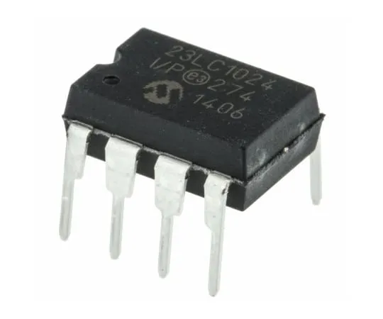 63-5084-74 Microchip SRAM, 23LC1024-I/P- 1Mbit 23LC1024-I/P