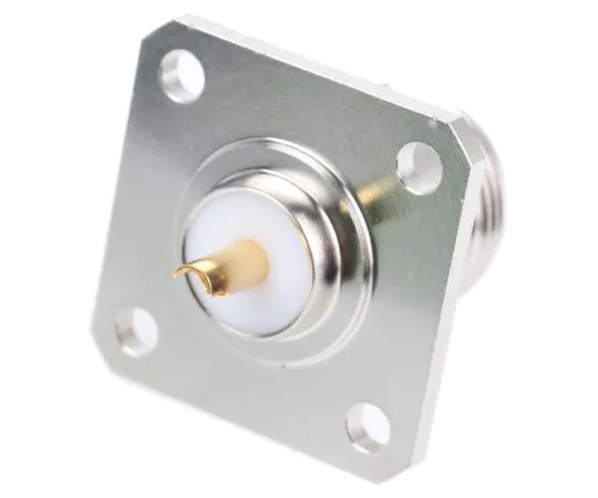 63-4981-33 Amphenol 50Ω Straight Panel Mount N Type Connector, jack, Solder Termination N6551A1-NT3G-50