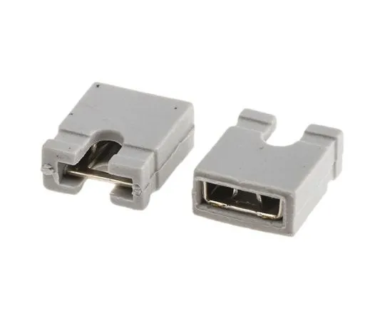 63-4940-23 ASSMANN WSW Jumper Female Straight Grey Open Top 2 Way 1 Row 2.54mm Pitch AKSPT/G GREY