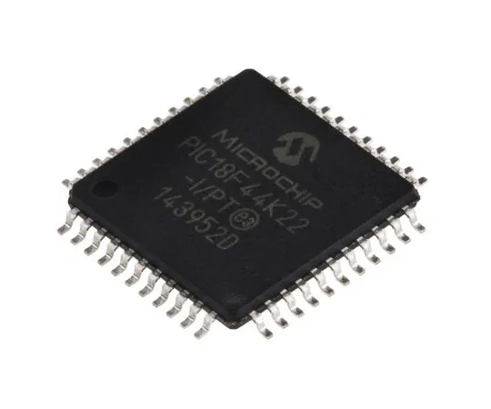 63-5009-29 Microchip, 8bit PIC Microcontroller, 64MHz, 16 kB Flash, 44-Pin TQFP PIC18F44K22-I/PT