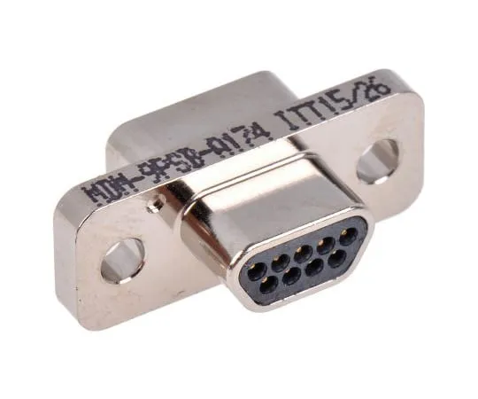 63-5085-43 ITT Cannon MDM Series Panel Mount, 9 Pin D-sub Connector Plug Micro-D MDM-9PSB-A174