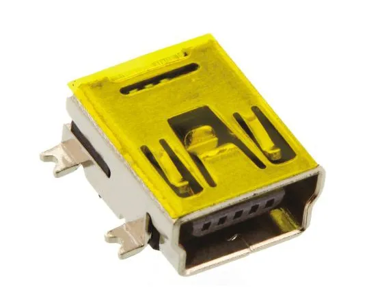 63-5051-29 Wurth Elektronik WR-COM Series, Right Angle, SMT Mount Type B Mini USB Connector, Receptacle 65100516121