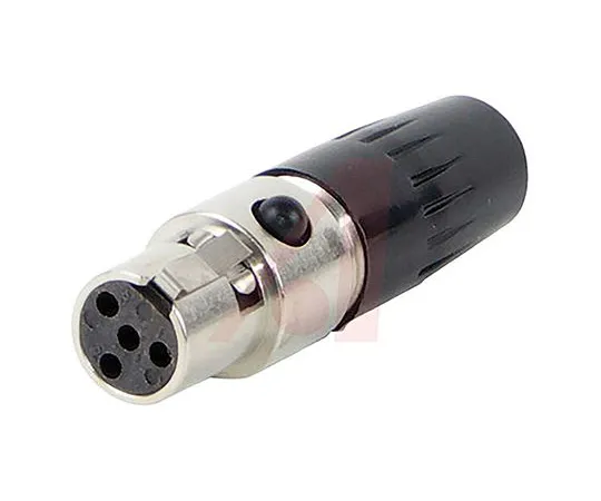 63-5160-06 Switchcraft 4 Way Cable Mount XLR Connector, Female, Silver Plated Contacts, 125 V ac TA4FLX