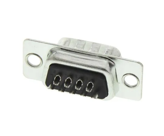 63-5100-69 MH Connectors MHDB Series Cable Mount, 9 Pin D-sub Connector Plug, Shell Size E MHDB9SP