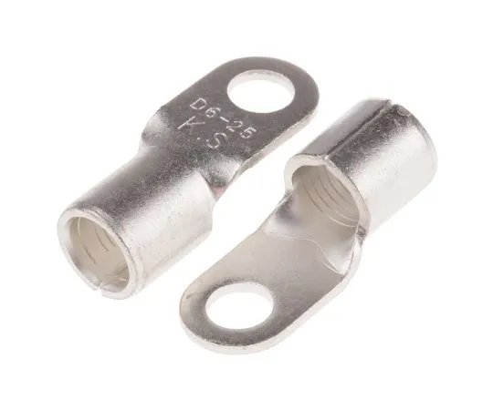 63-5123-23 RS PRO Uninsulated Crimp Ring Terminal, 6.5mm Stud Size, 25mm² to 25mm² Wire Size 809-2303