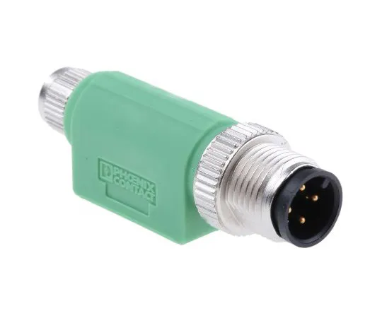 63-5021-07 Phoenix Contact 4 Pole M12 Plug to 4 Pole M8 Socket Adapter 1519765