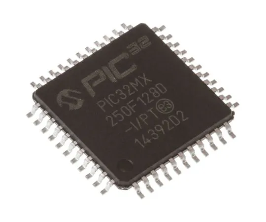 63-5071-26 Microchip, 32bit PIC Microcontroller, 40MHz, 131 kB Flash, 44-Pin TQFP PIC32MX250F128D-I/PT