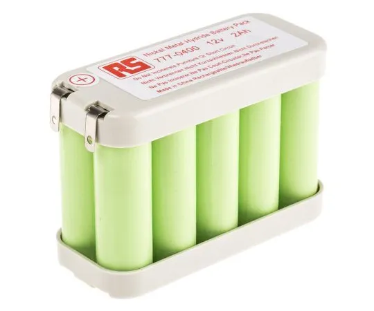 63-5091-89 RS PRO 12V NiMH AA Rechargeable Battery Pack, 2Ah 777-0400