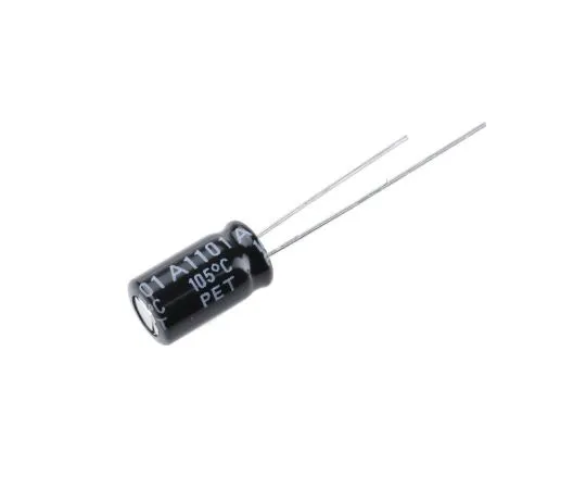 63-4984-98 Rubycon 220μF 16V dc Aluminium Electrolytic Capacitor, Through Hole 6.3 (Dia.) x 11mm +105°C 6.3mm 2.5mm 16ZLH220MEFC6.3X11